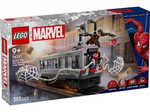LEGO 76321 Super Heroes Spider-Man kontra Doc Ock - scena w metrze