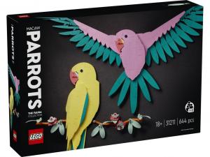 LEGO 31211 Art Kolekcja zwierząt - papugi ary