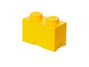 LEGO 40021732 Pojemnik na klocki 2x1 żółty