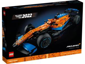 LEGO 42141 Technic Samochód wyścigowy McLaren Formula 1 Stary wzór pudełka i naklejek