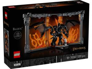LEGO 10367 Icons Władca pierścieni: Book nook z Balrogiem