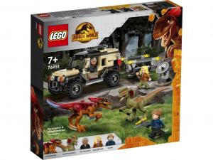 LEGO 76951 Jurassic World Transport pyroraptora i dilofozaura