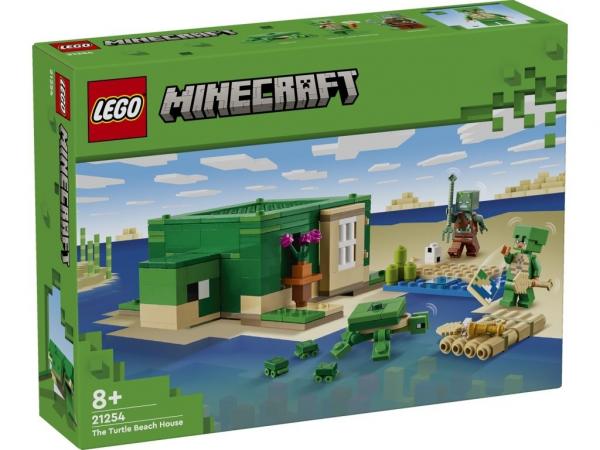 LEGO 21254 Minecraft Domek na plaży żółwi