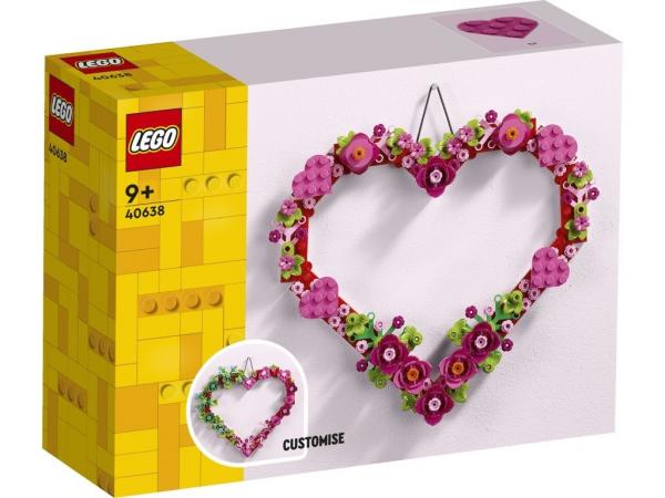 LEGO 40638 Ozdoba w kształcie serca - LEGO Walentynki