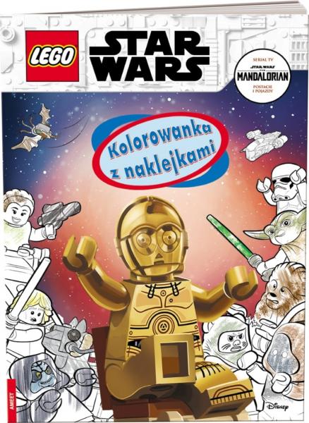 LEGO STAR WARS NA6303 KOLOROWANKA Z NAKLEJKAMI