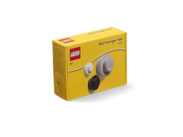 LEGO Classic 40161733 Wieszaki LEGO - Czarny, szary, biały