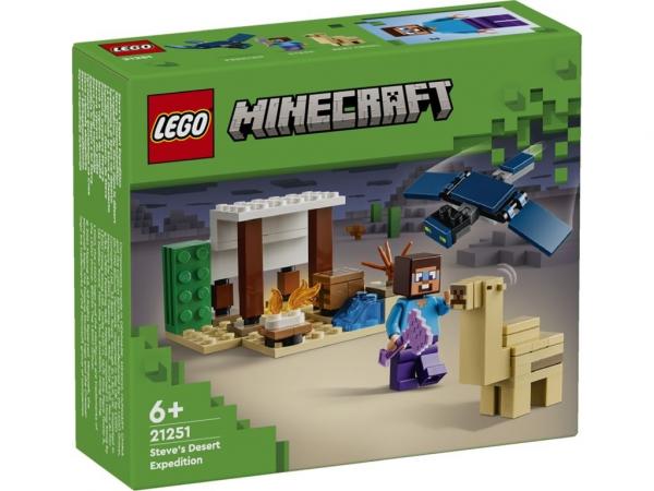 LEGO 21251 Minecraft Pustynna wyprawa Steve`a