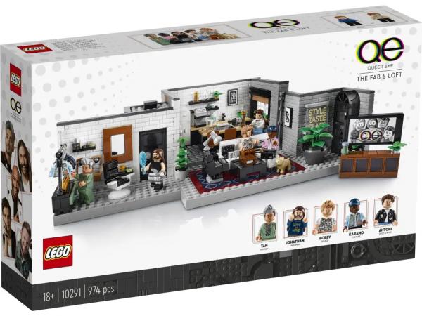 LEGO 10291 Icons Queer Eye - Mieszkanie Fab Five