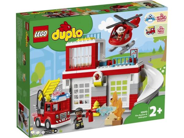 LEGO 10970 DUPLO Remiza strażacka i helikopter