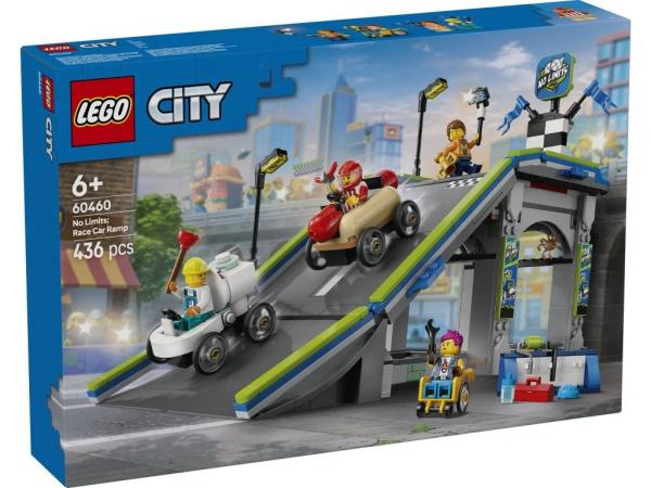 LEGO 60460 City Bez granic: tor z rampami dla wyścigówek