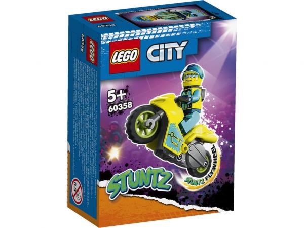 LEGO 60358 City Cybermotocykl kaskaderski