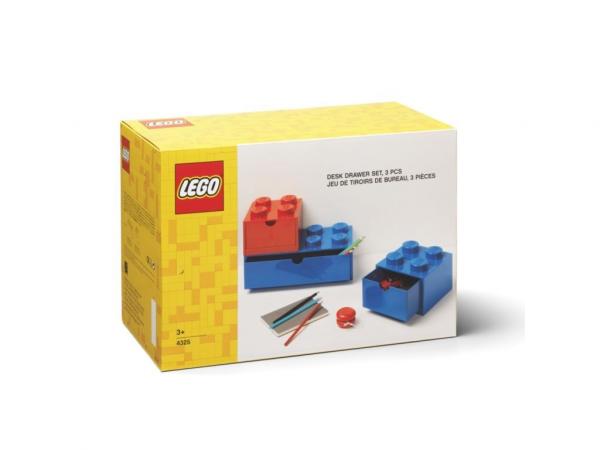 LEGO Classic 43250800 Komplet 3 pojemników szufladek na biurko