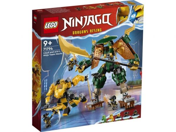 LEGO 71794 Ninjago Drużyna mechów ninja Lloyda i Arina