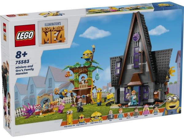 LEGO 75583 Despicable Me Rodzinna rezydencja Gru i minionków