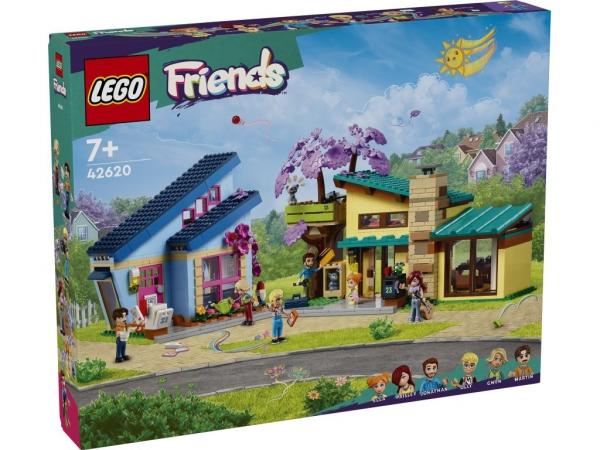 LEGO 42620 Friends Dom rodzinny Olly’ego i Paisley