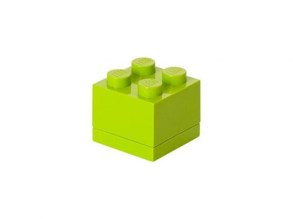 LEGO 40111220 Pojemnik na drobiazgi 2x2 MINI limonkowy