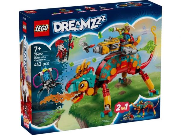 LEGO 71492 Dreamzzz Ognisty kameleon Mateo