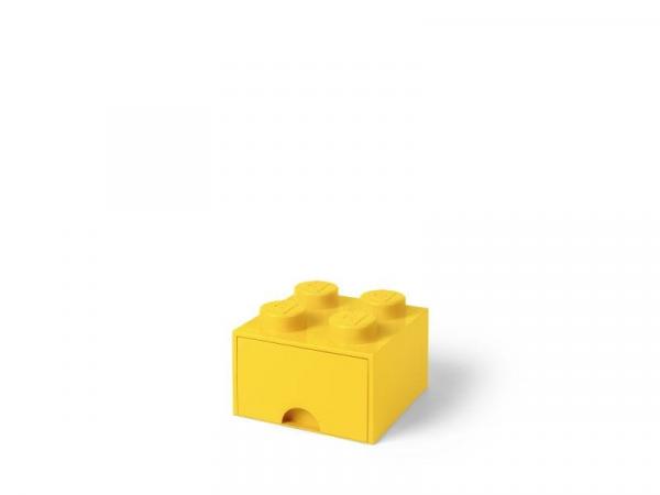 LEGO 40051732 Pojemnik na klocki z szufladą 2x2 żółty