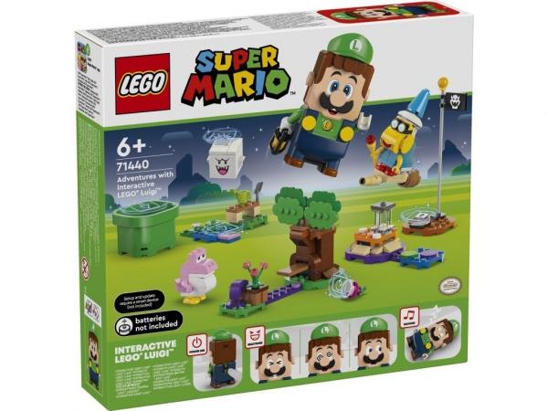 LEGO 71440 Super Mario Przygody z interaktywną figurką LEGO® Luigi™