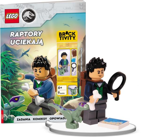 LEGO LNC6207 JURASSIC WORLD RAPTORY UCIEKAJĄ!