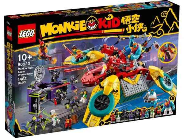 LEGO 80023 Monkie Kid Dronkopter ekipy Monkie Kida