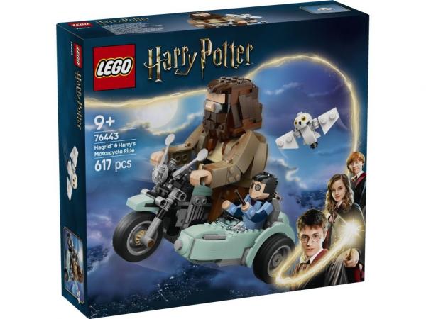 LEGO 76443 Harry Potter Przejażdżka motocyklowa Hagrida i Harry’ego