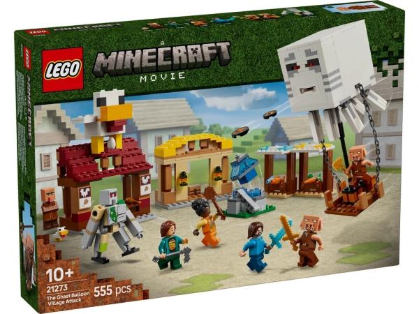 LEGO 21273 Minecraft Atak balonowego Ghasta na wioskę