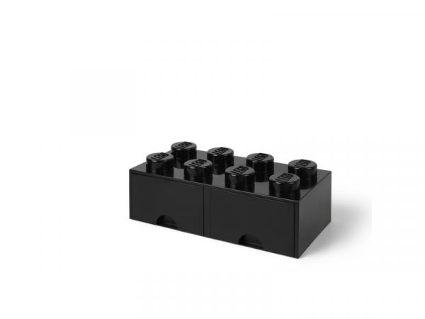 LEGO 40061733 Pojemnik na klocki z szufladami 4x2 czarny