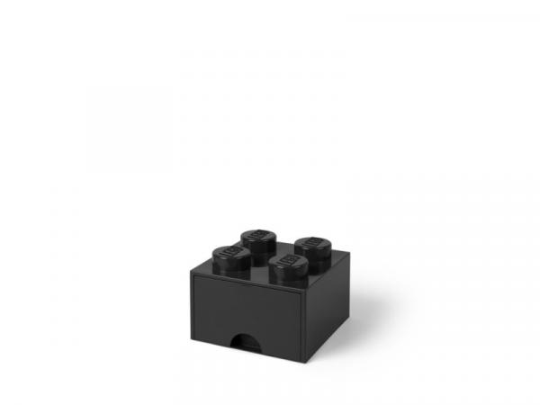 LEGO 40051733 Pojemnik na klocki z szufladą 2x2 czarny