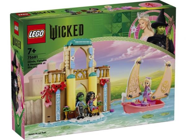 LEGO 75681 Wicked Glinda, Elphaba i Nessarose na Shiz University