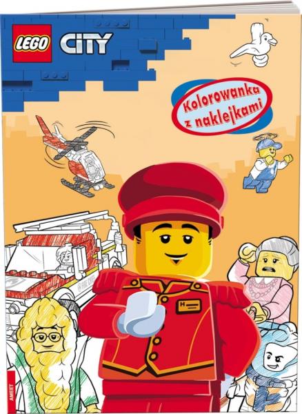 LEGO NA6003 CITY KOLOROWANKA Z NAKLEJKAMI