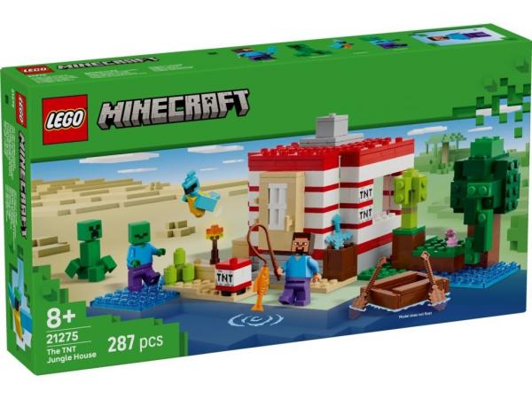 LEGO 21275 Minecraft Dom TNT w dżungli