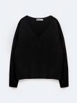Sweter damski z wiskozy czarny Faustii 906