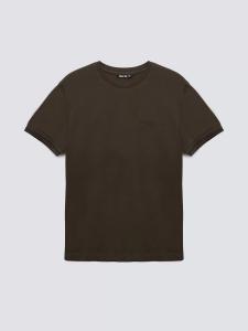 Koszulka męska bawełniana z logo BIG STAR khaki Wlader 303