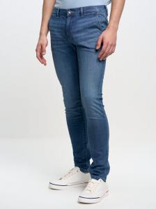 Spodnie chinosy jeans męskie niebieskie Cinar 128