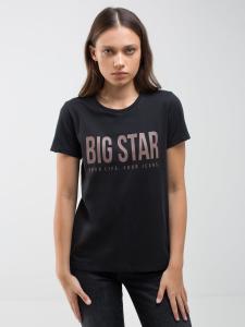 Koszulka damska z nadrukiem czarna Brigida 906