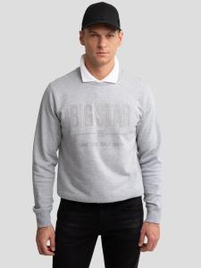 Bluza męska z nadrukiem szara Ecodort 902