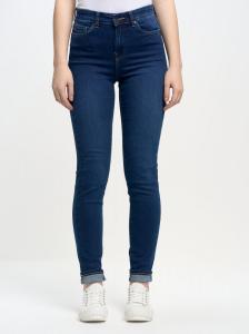 Spodnie jeans damskie z wysokim stanem z kolekcji Basic Clara 358