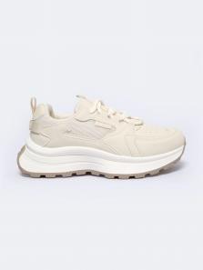 Sneakersy damskie beżowe NN274A105 801