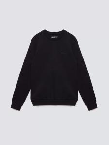 Bluza męska ze splotem pique czarna Wiler 906
