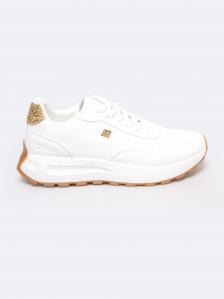 Sneakersy damskie ze skóry ekologicznej białe RR274490 101