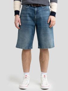 Szorty męskie jeansowe z przetarciami niebieskie Aleksy Workwear 422
