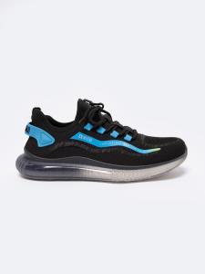 Sneakersy męskie sportowe czarne NN174450 906