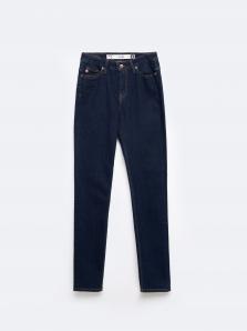 Jeansy damskie z wysokim stanem granatowe Katrina High Waist 720