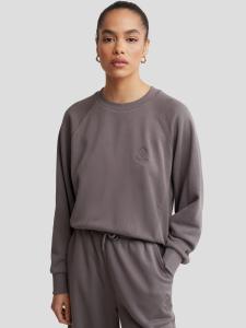 Bluza damska z haftem na piersi szara Mindy 903