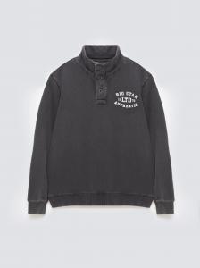 Bluza męska ze stójką czarna Julian 906