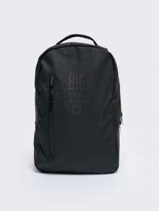 Plecak unisex miejski czarny z logo BIG STAR KK574120 906