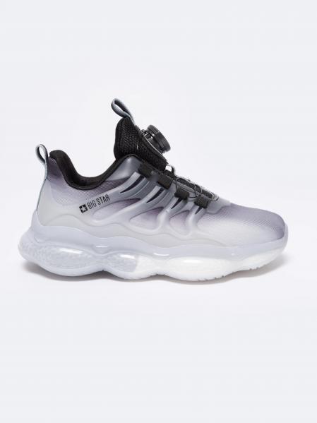 Sneakersy dziecięce unisex z efektem ombre czarne NN374082 906