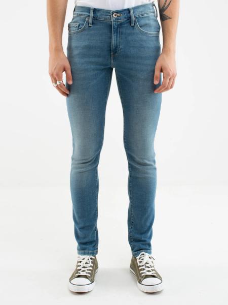 Jeansy męskie skinny niebieskie Jeffray 266
