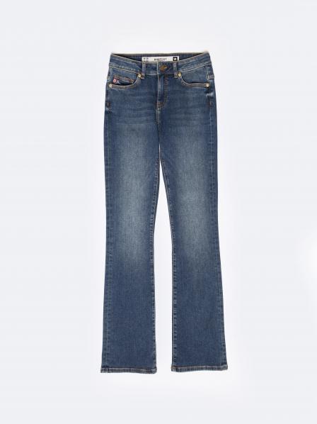 Jeansy damskie granatowe Adela Bootcut 536
